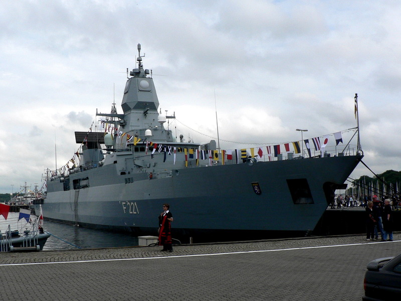 GERMAN WARSHIP F221
