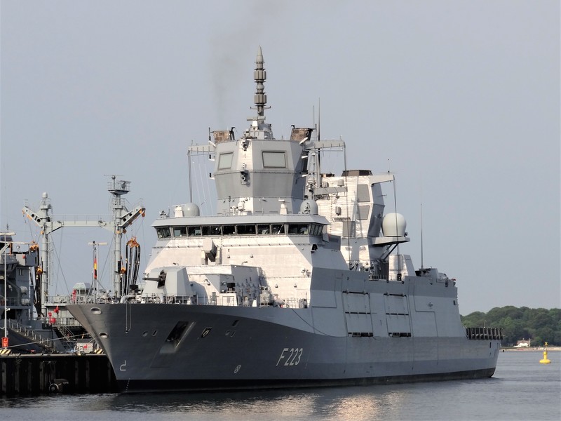 GERMAN WARSHIP F223
